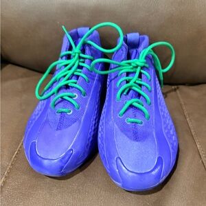 Kids Blue and Green Sneakers